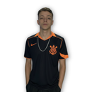 Camisa Nike Corinthians (Total 90) III 2025 - Preta e Laranja - Masculina - Torcedor