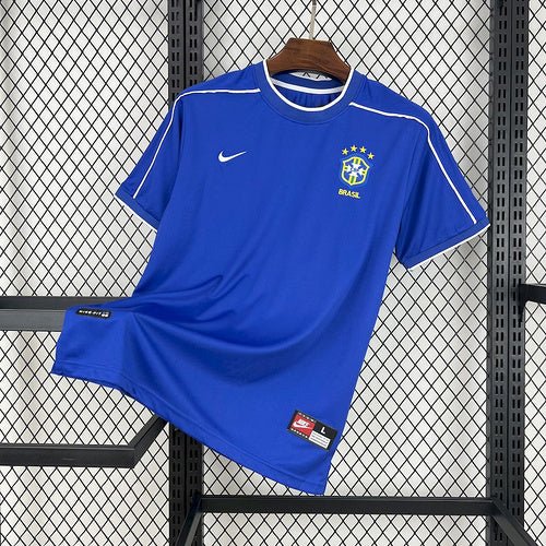 Camisa Seleção Brasileira Retrô 1998 - Azul